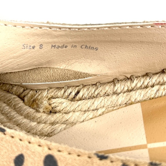 Dolce Vita Womens 8 Tan Leopard Espadrille Mules - Picture 7 of 8